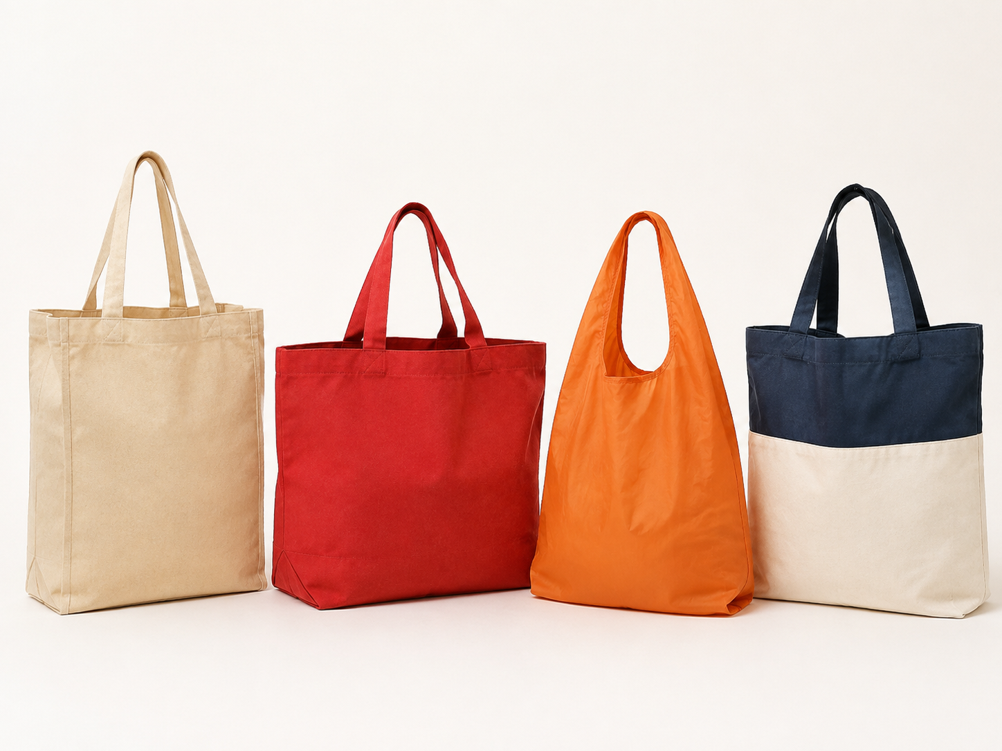 Simple reusable shopping bags
