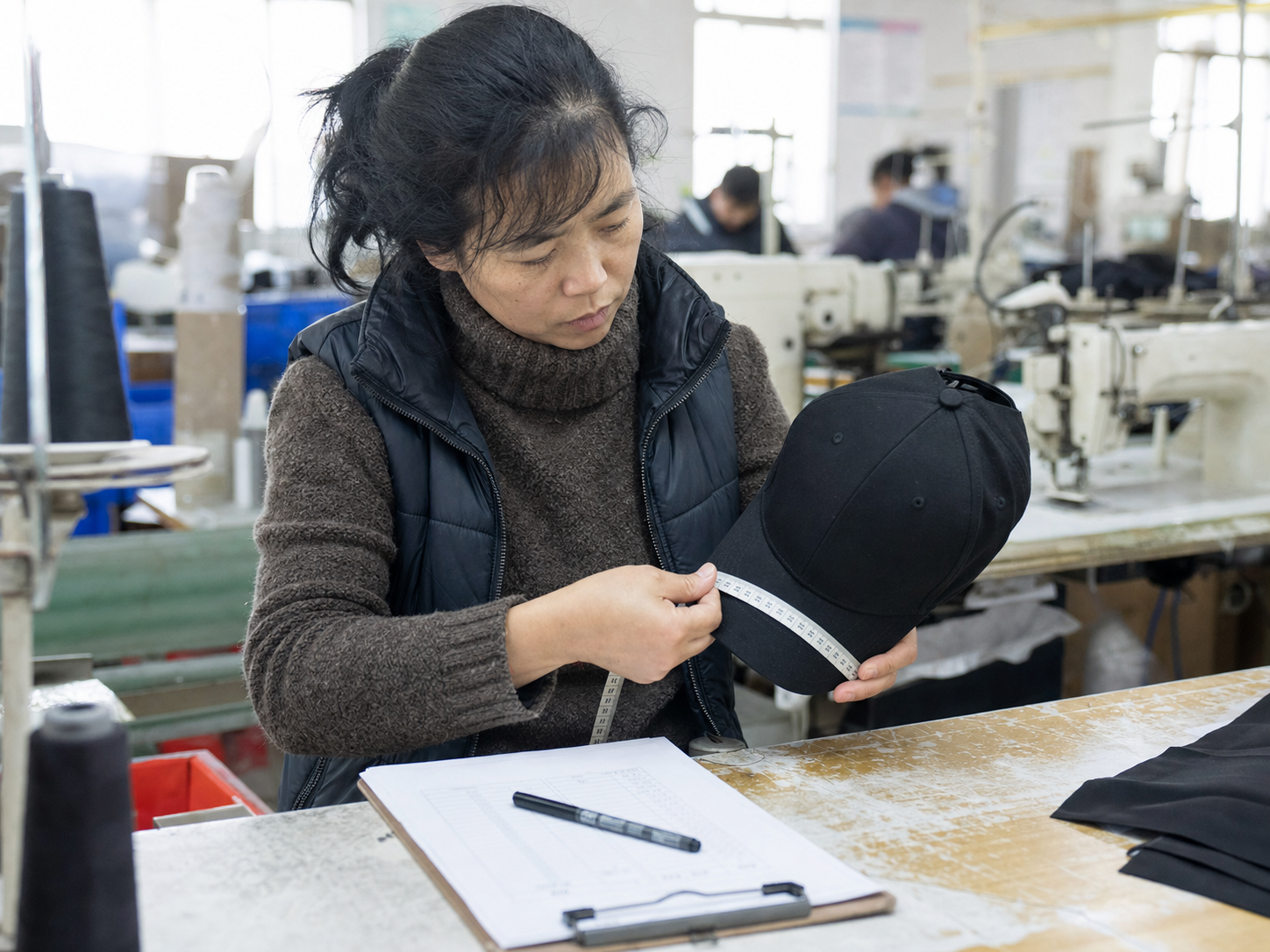Cap quality inspection